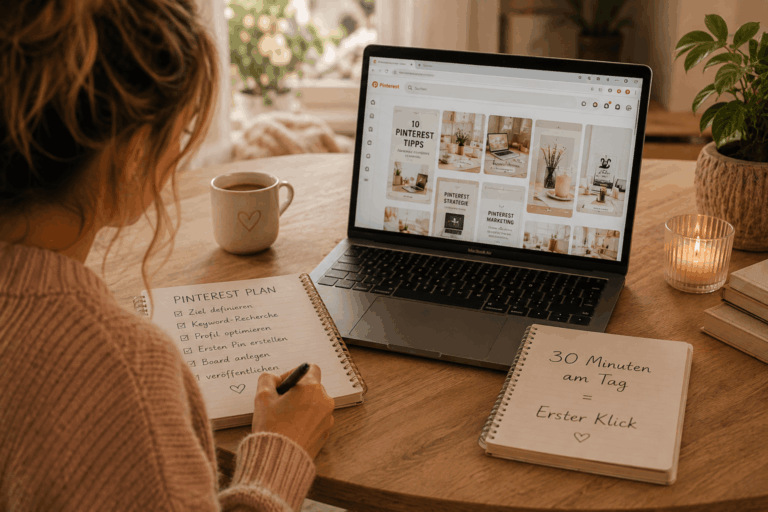 Pinterest für Anfänger: In 30 Minuten am Tag zum ersten Klick (Schritt für Schritt)