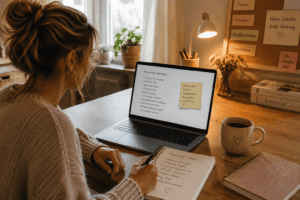 Online Business für Mamas aufbauen Wie starte ich ein Online Business? Online Business ohne Vorkenntnisse Zweites Standbein als Mama Nebenberuflich ein Online Business starten Geld online verdienen als Mama Online Business von zuhause starten Passendes Online Business finden Online Business Ideen für Anfänger Wie funktioniert ein Online Business? Online Business neben Familie Online Business ohne Startkapital Digitales Business für Einsteiger Von zuhause arbeiten als Mama Flexible Arbeit für Mütter
